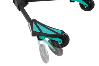 Razor DeltaWing Scooter 3-Wheel Motion Drop Handlebar, Teal & Black (Open Box)