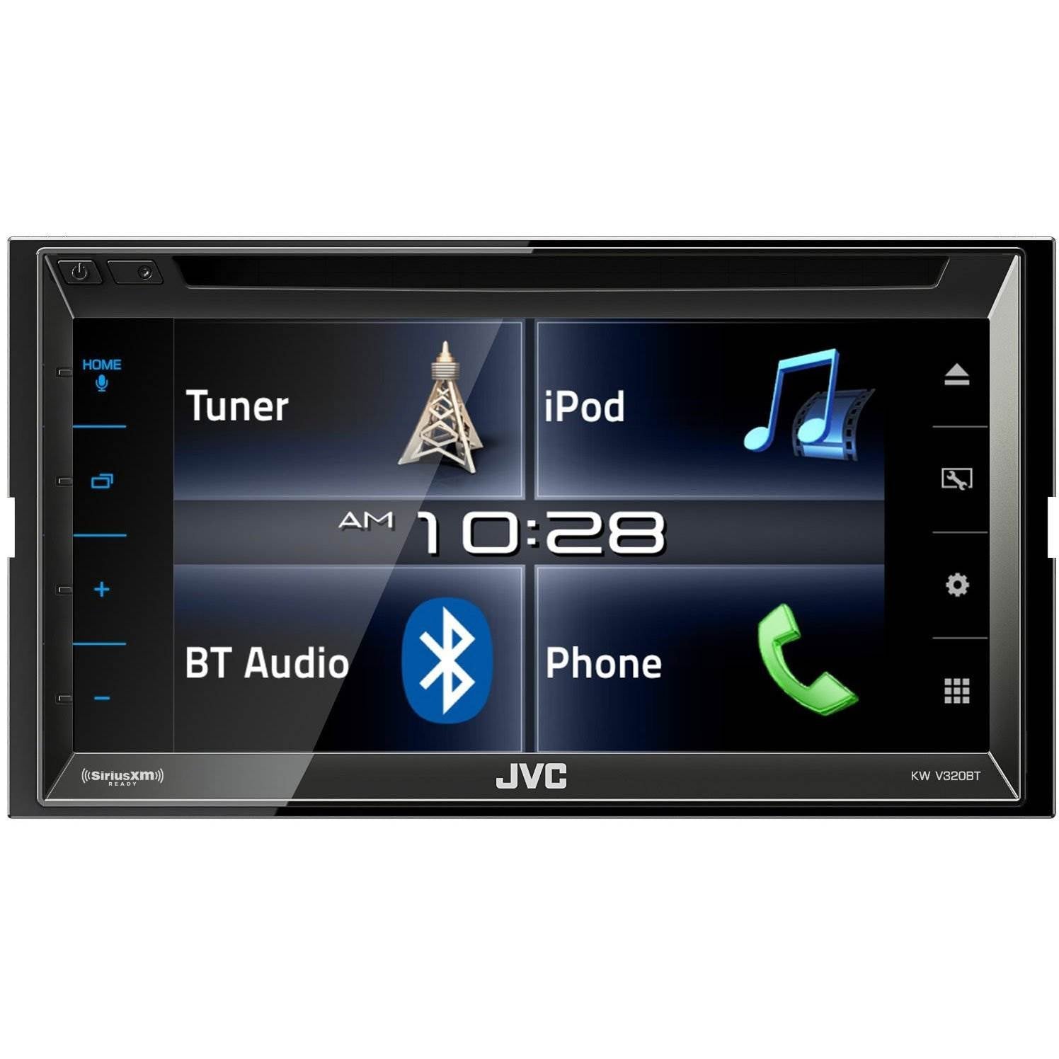 JVC 6.8" TouchScreen CD/DVD Car Player Bluetooth USB/SD Aux Receiver (Open Box)