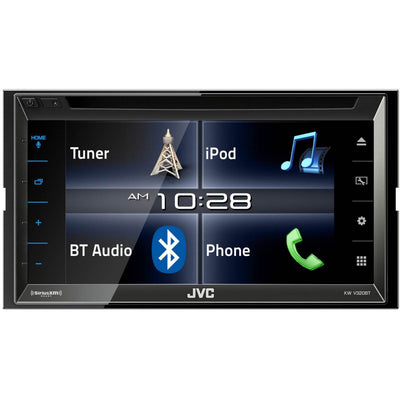 JVC 6.8" TouchScreen CD/DVD Car Player Bluetooth USB/SD Aux Receiver (Open Box)