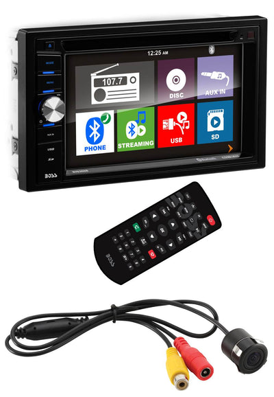 Boss BV9366B 6.2" TOUCHSCREEN Car CD/DVD/MP3 Player BT Receiver + Backup Camera