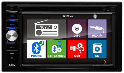 Boss BV9366B 6.2" TOUCHSCREEN Car CD/DVD/MP3 Player BT Receiver + Backup Camera