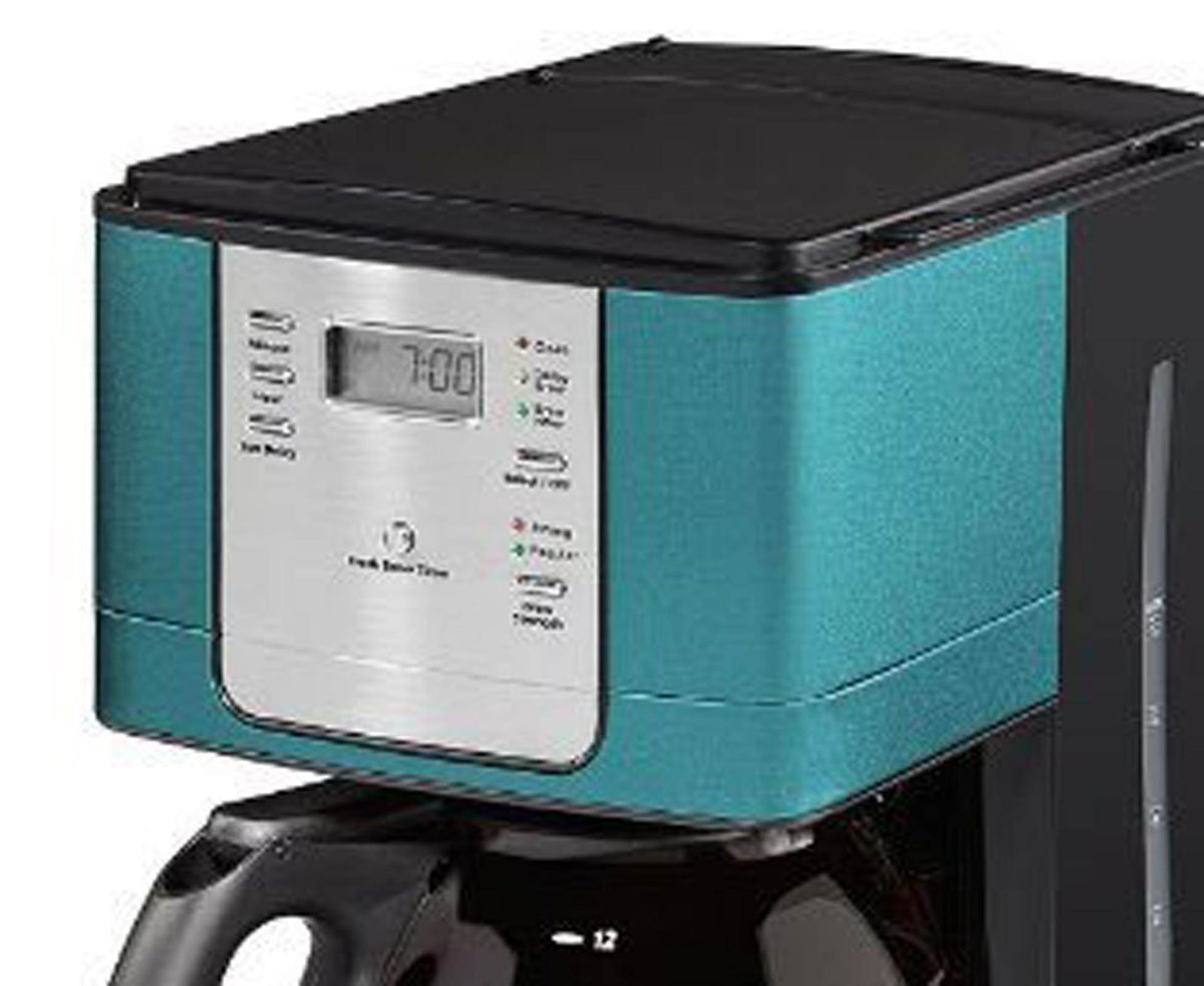 Mr. Coffee 12-Cup Digital Programmable Coffee Maker, Turquoise | JWX36-AM (Used)