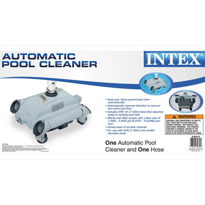 INTEX 2500 GPH Filter Cartridge Pump with Timer and Above Ground Pool Vacuum - VMInnovations