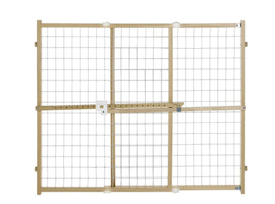North States Quick-Fit Wire Mesh Pet/Baby Gate For Wide Openings 4665 (Open Box)
