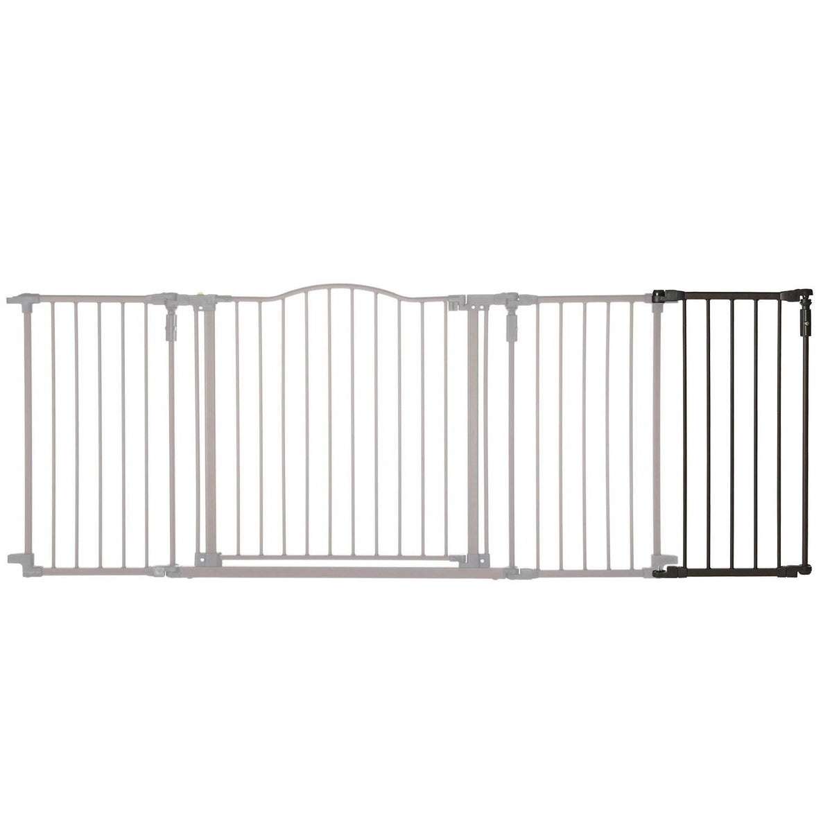 North States 6 Bar 15 Inch Bronze Extension for Decor Gate 4938 (Open Box)
