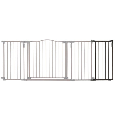 North States 6 Bar 15 Inch Bronze Extension for Decor Gate 4938 (Open Box)