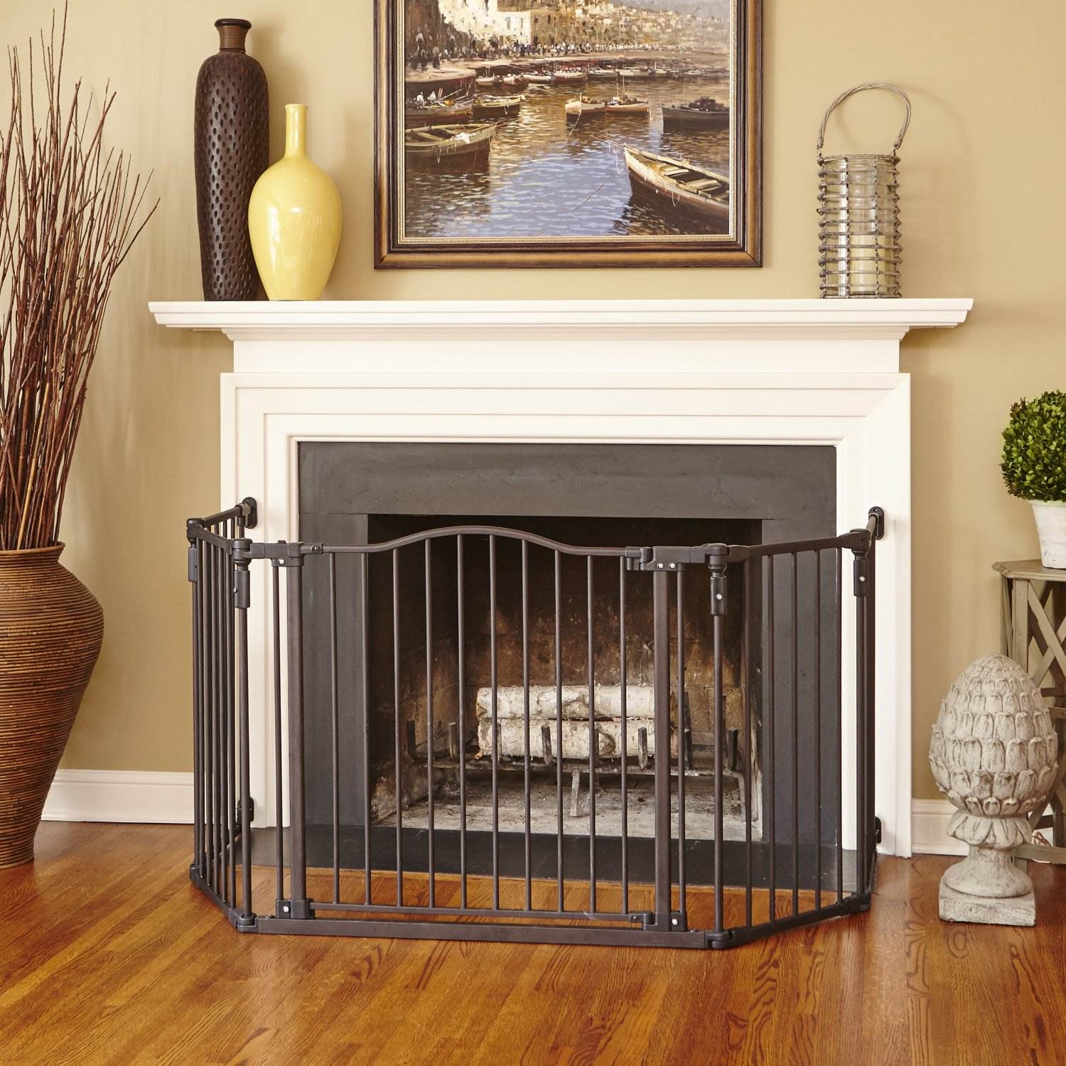 North States 6 Bar 15 Inch Bronze Extension for Decor Gate 4938 (Open Box)