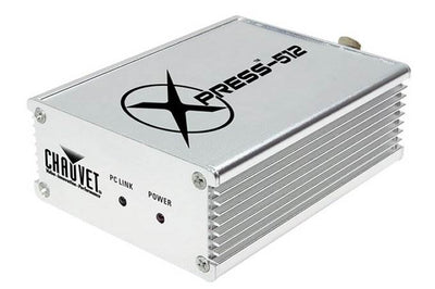 Chauvet DJ XPRESS-512 DMX USB Interface Lighting Controller & Software w/ Cable