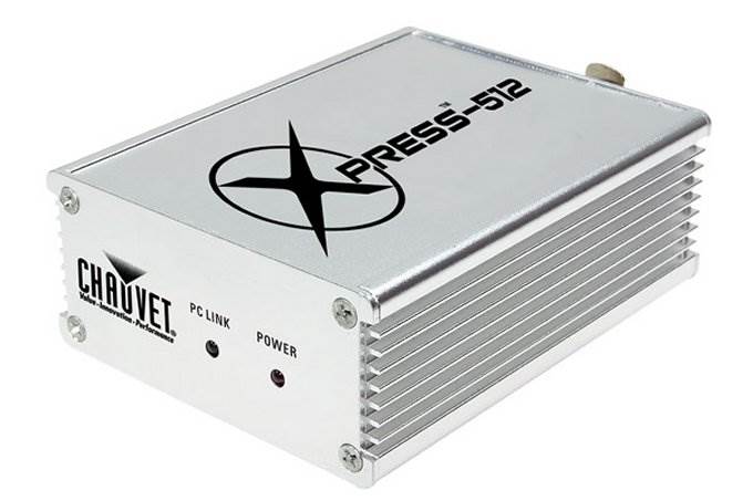Chauvet DJ XPRESS-512 DMX USB Interface Lighting Controller & Software w/ Cable