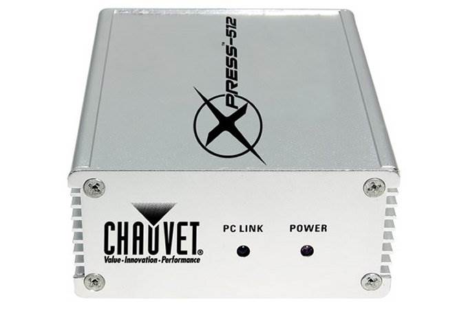 Chauvet DJ XPRESS-512 DMX USB Interface Lighting Controller & Software w/ Cable