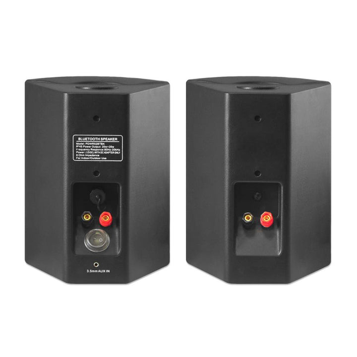 Pyle Wall Mount 6.5-Inch Bluetooth Indoor & Outdoor Speaker System (2 Pack)