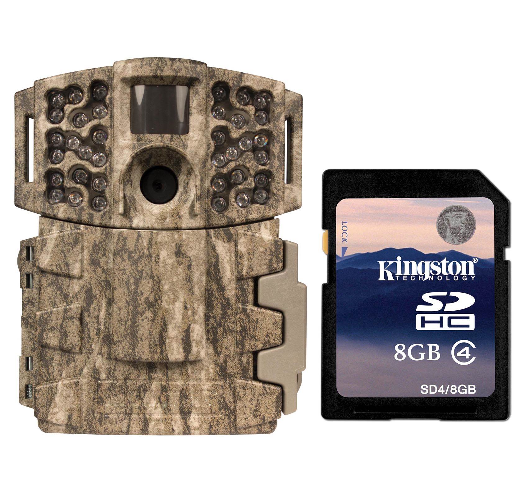 Moultrie No Glow Invisible 14MP Mini 888i Infrared Trail Game Camera w/ SD Card