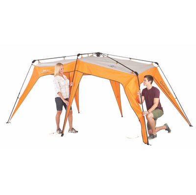 Coleman 2-in-1 4 Person Instant Family Camping Tent + Shelter w/Porch (Open Box)