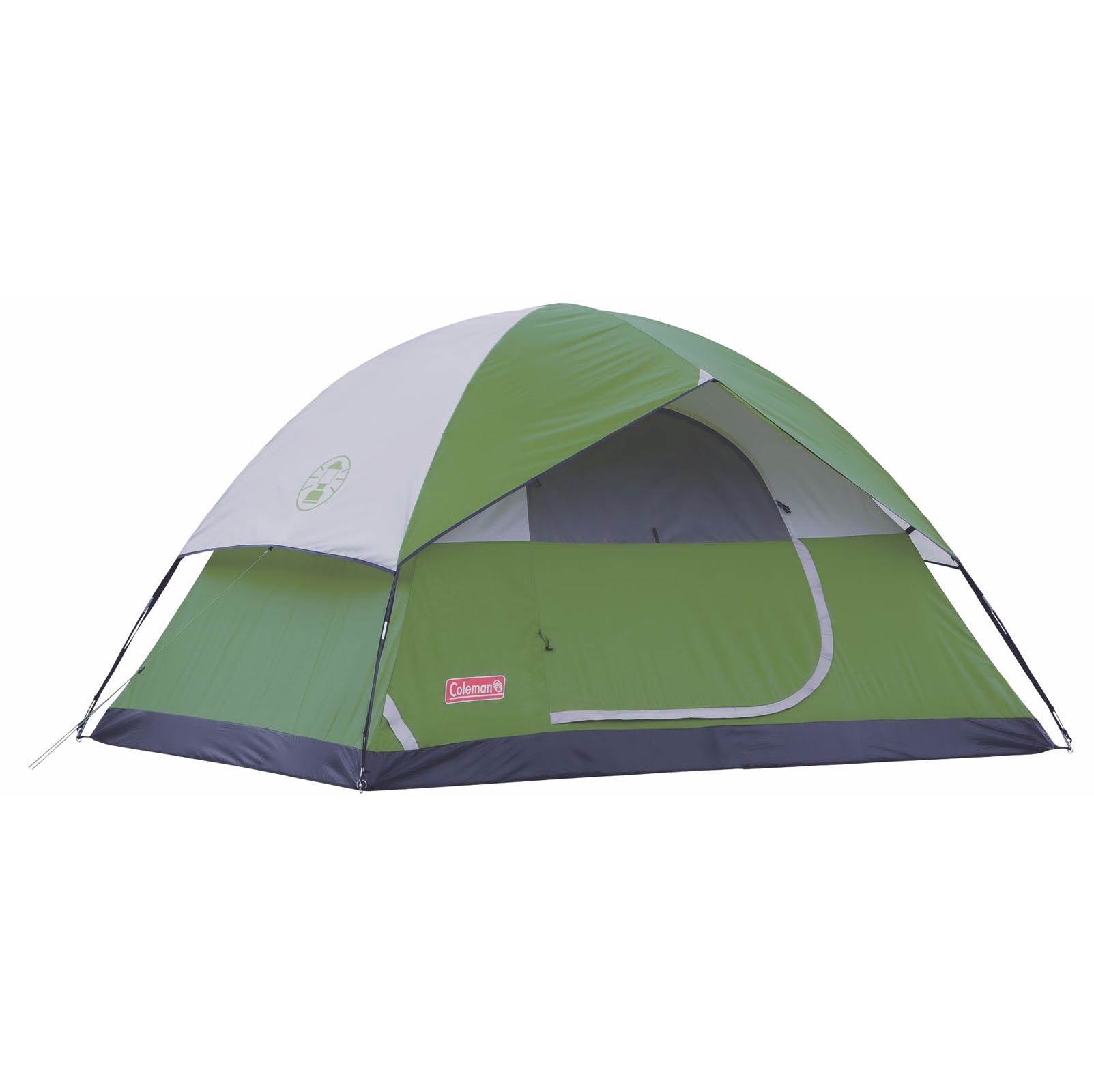 Coleman Sundome 4 Person Family Camping Hiking Dome Tent 8' x 7' (Open Box)