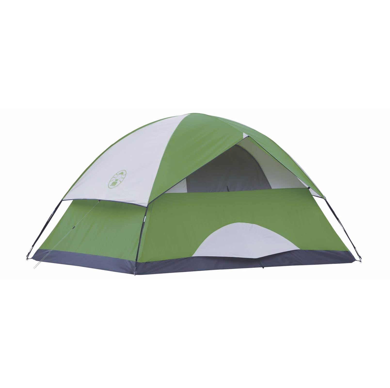 Coleman Sundome 4 Person Family Camping Hiking Dome Tent 8' x 7' (Open Box)