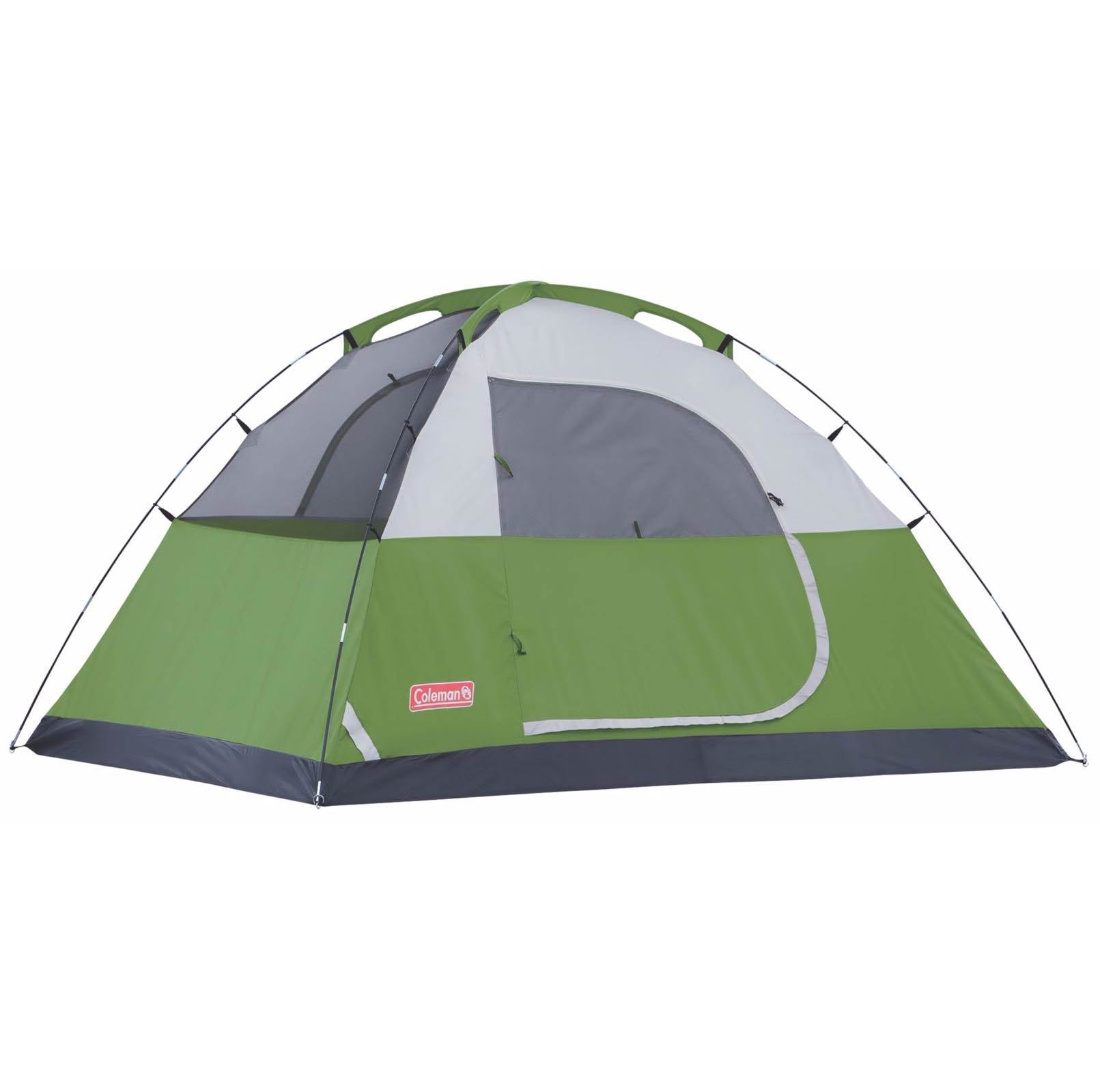 Coleman Sundome 4 Person Family Camping Hiking Dome Tent 8' x 7' (Open Box)