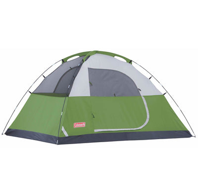 Coleman Sundome 4 Person Family Camping Hiking Dome Tent 8' x 7' (Open Box)