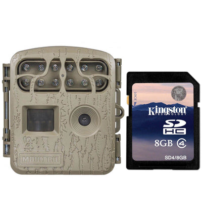Moultrie Spy Micro Trail Hunting Game Camera + Memory Card | MCG-13034 + SD4-8GB