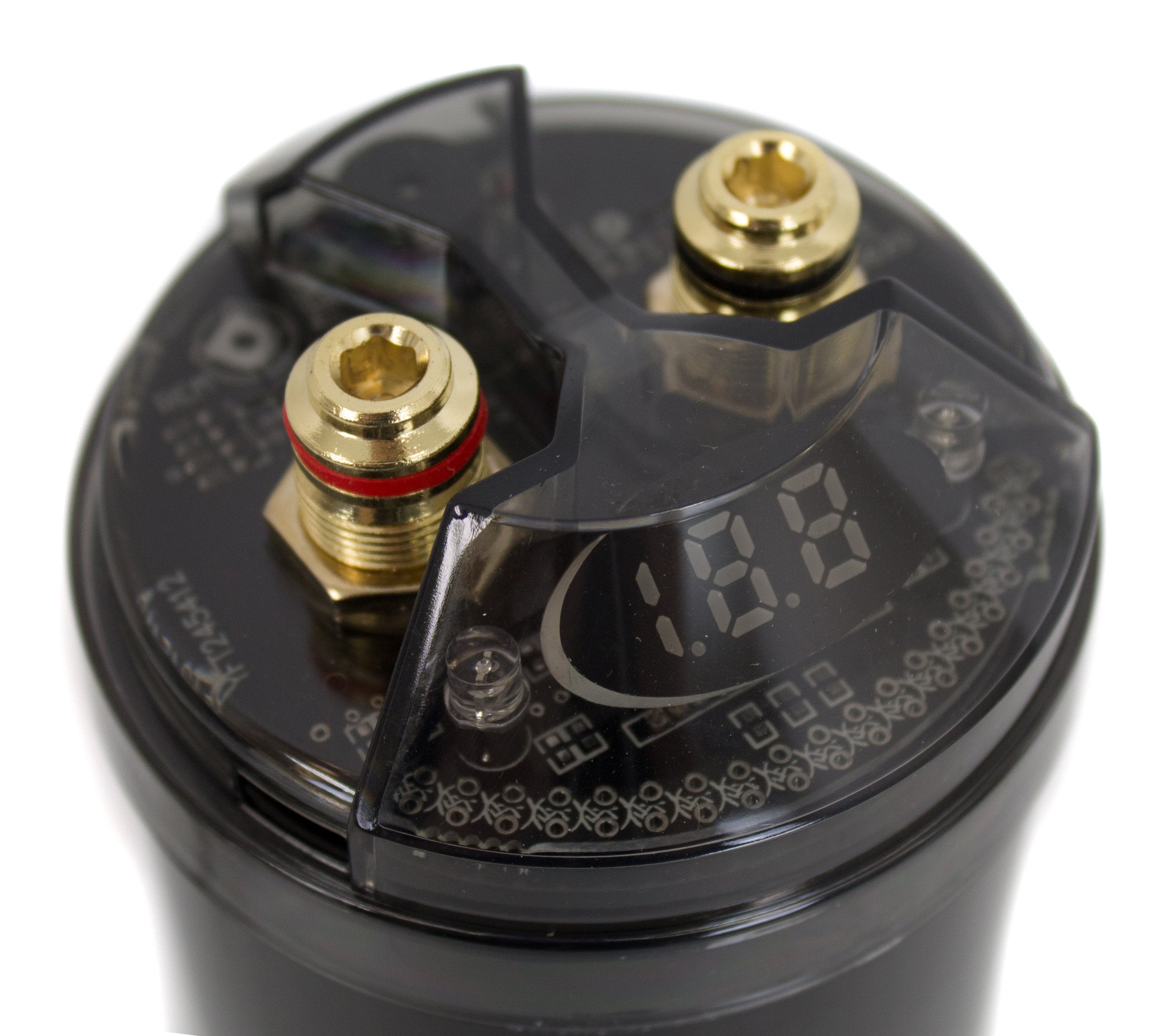 BULLZ AUDIO 2200 Watt 12v 2.2 Digital Car Power Farad Capacitor (Refurbished)