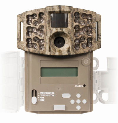 (2) Moultrie No Glow Invisible 14MP Mini 888i IR Trail Game Cameras w/ SD Cards