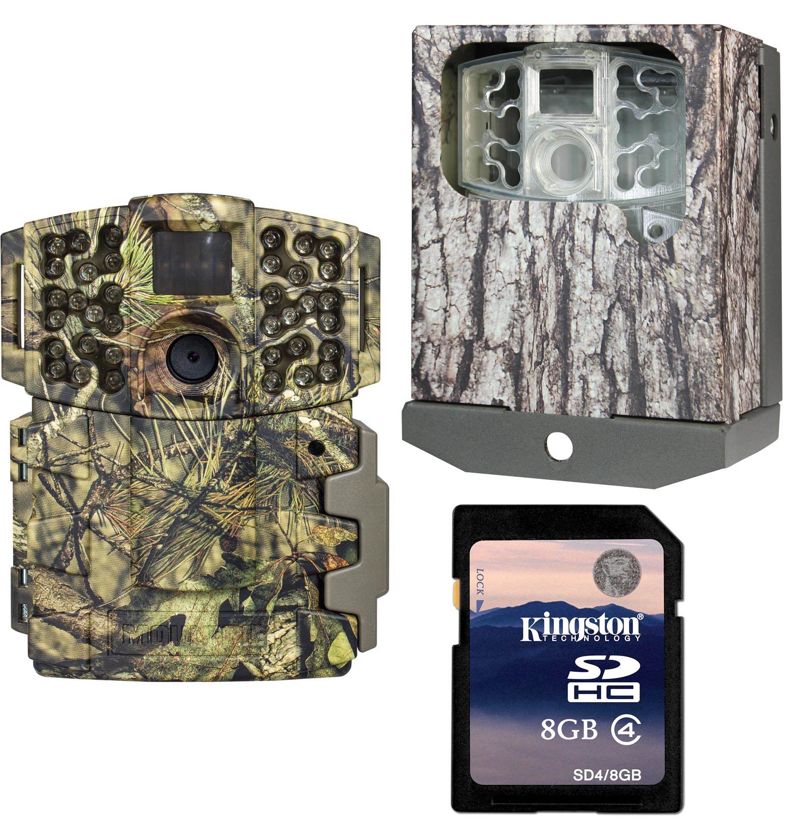 Moultrie No Glow Invisible 20MP Mini 999i Infrared Game Camera w/ Case & SD Card
