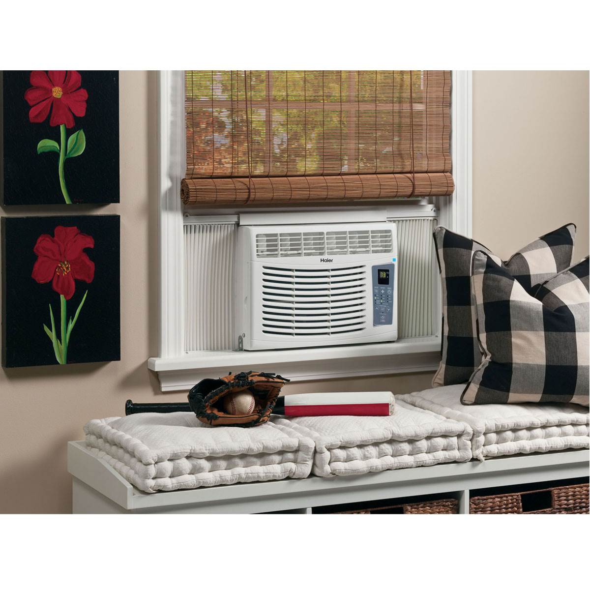 Haier 5,200 BTU Window Air Conditioning Unit 100-150 Sq Ft w/ Remote (Open Box)