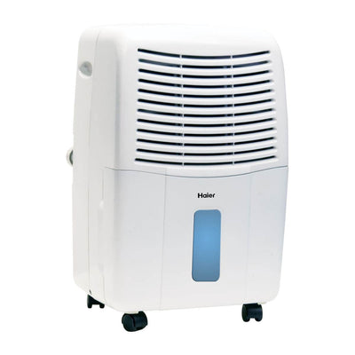 Haier 32 Pint Capacity Mechanical Control Dehumidifier with Wheels |  DM32M-T