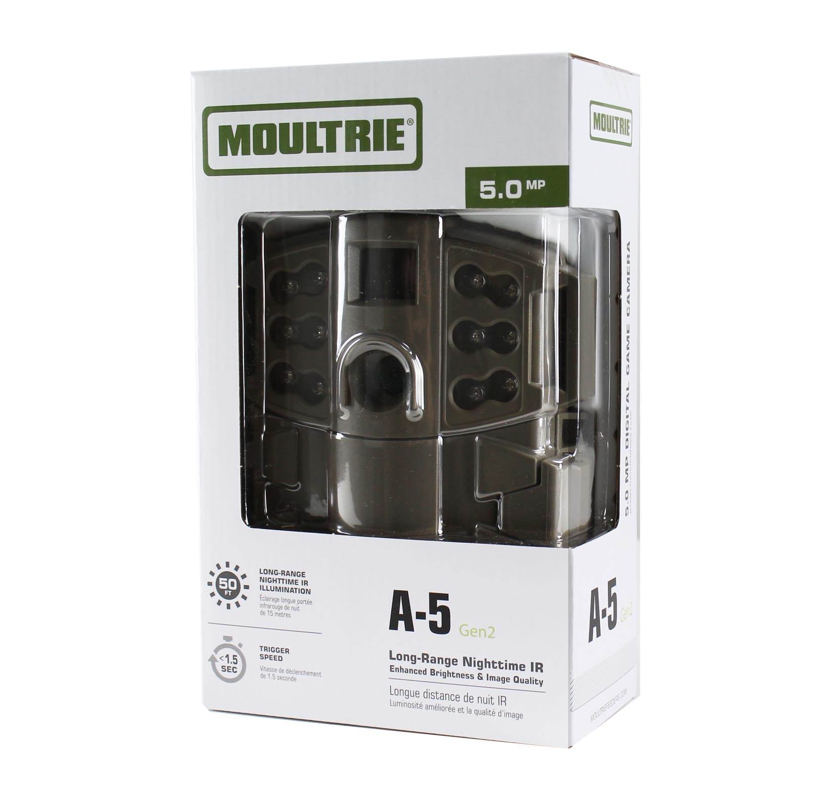 Moultrie Game Spy A-5 Gen 2 5MP Low Glow IR Game Camera + Deer Attractant Mix