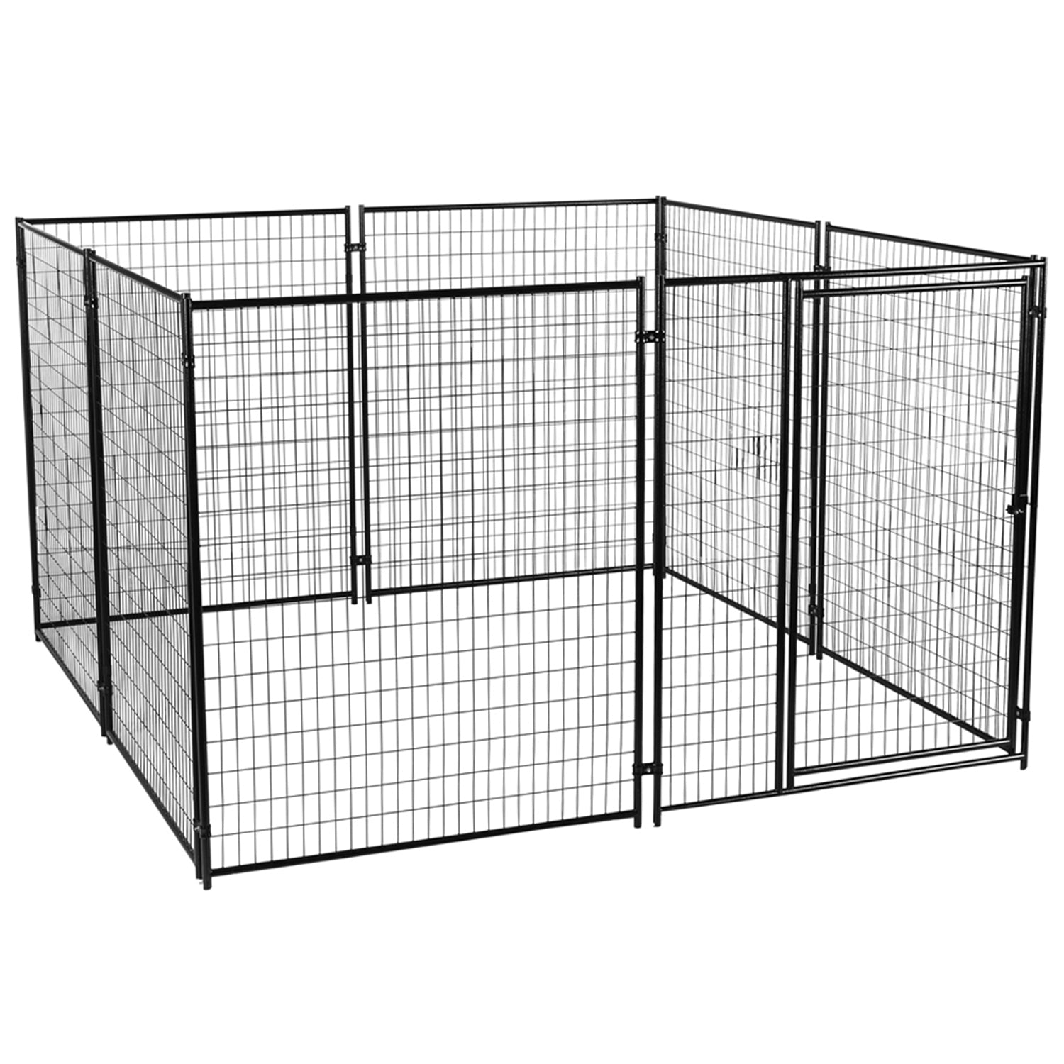 Lucky Dog Large Modular Welded Wire Dog Kennel, 10 x 10 x 6 feet (Used)