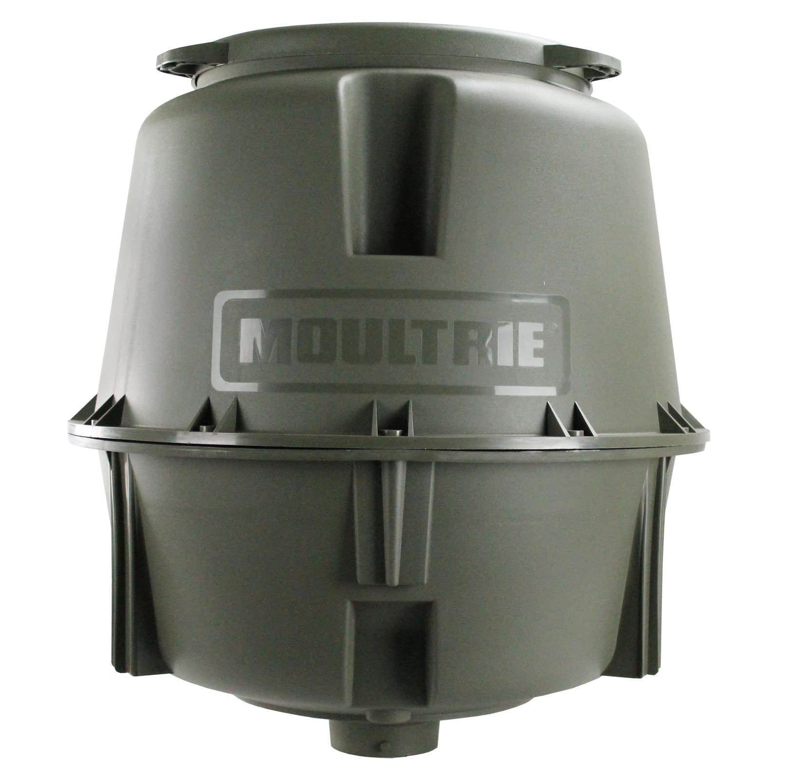 Moultrie 30 Gal Adjustable Height Quick-Lock Tripod Deer Feeder w/ Plate Kit