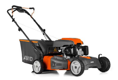 Husqvarna 190cc 22" Self-Propelled AWD 3-In-1 Gas Lawn Mower, Orange (Open Box)
