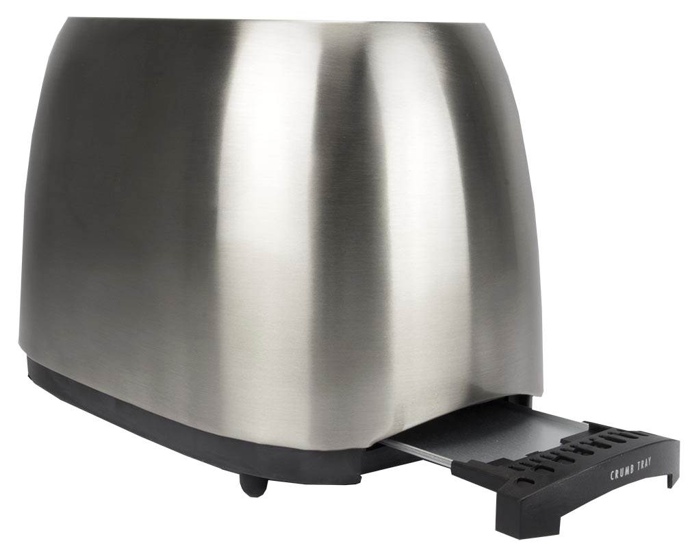 Hamilton Beach 22504E Wide 2 Slice Stainless Toaster w/Bagel & Defrost Settings