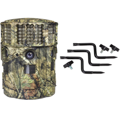 Moultrie No Glow 14MP Panoramic 180i IR Trail Game Hunting Camera + EZ Mount