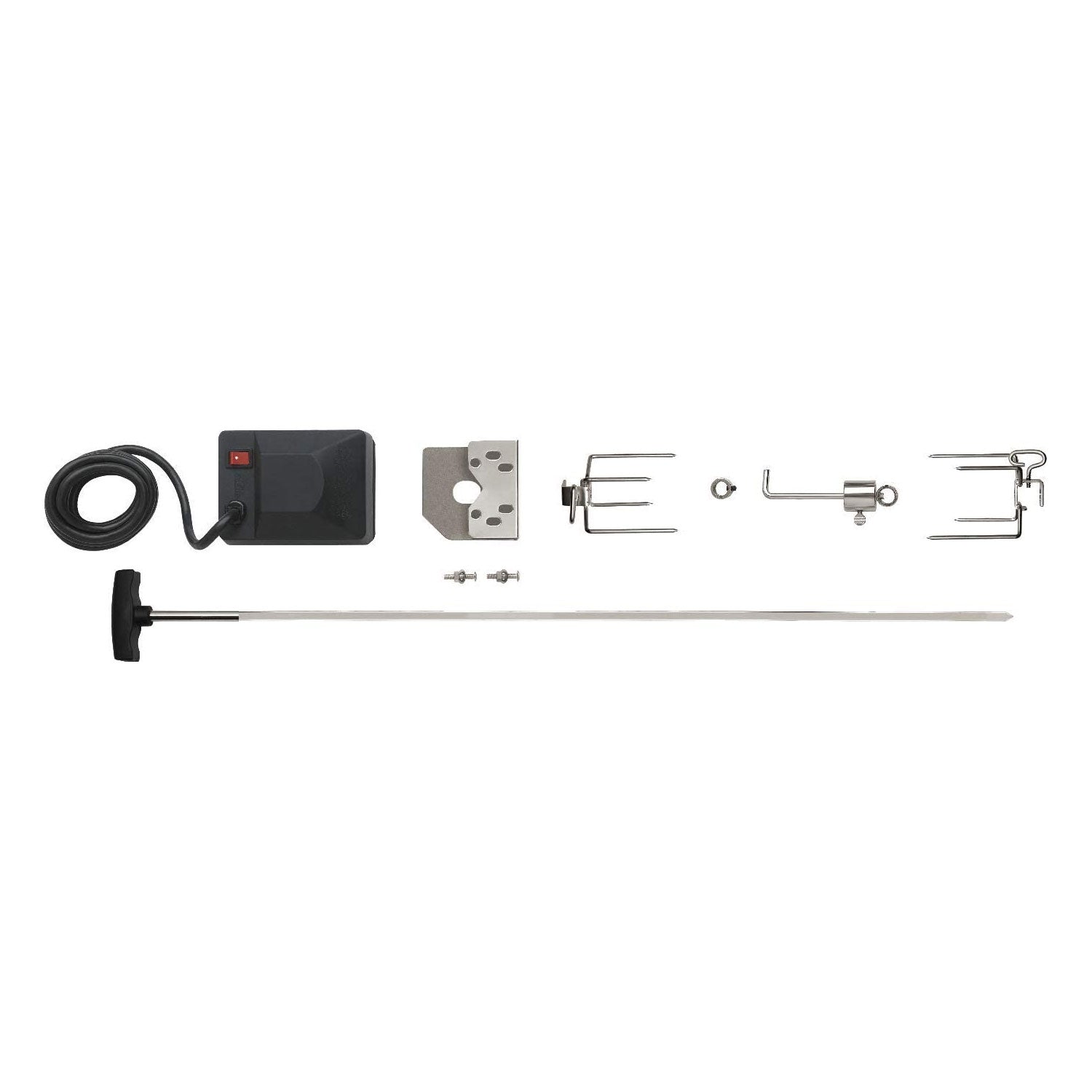 Napoleon Stainless Steel Rotisserie with Motor for Large Gas Grills (For Parts)