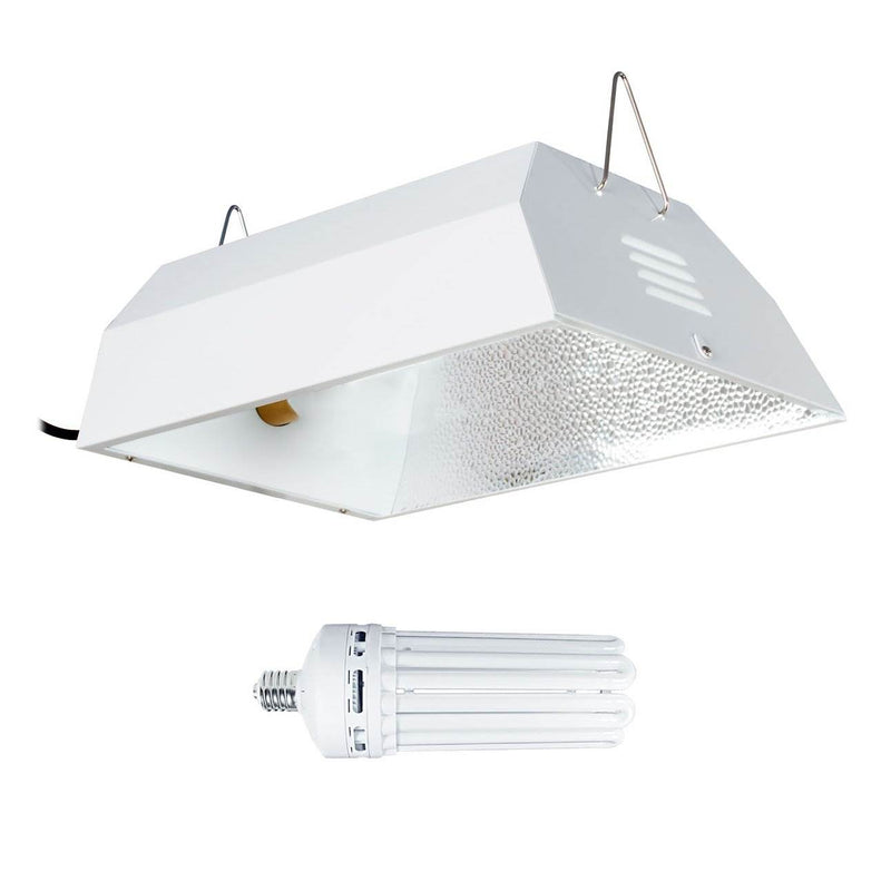 HydroFarm Hydroponics Compact Fluorescent Lighting Fixture with Lamp | FLCO200D