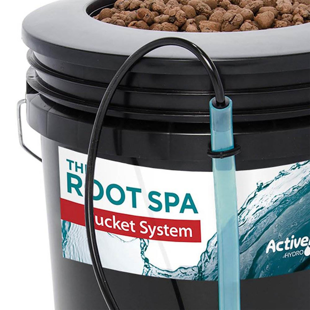 Active Aqua Root Spa 4 Bucket Deep Water 5 Gallon Culture System, Black (2 Pack)