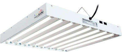 Hydrofarm Agrobrite 192W 8-Tube Fluorescent Fixture + Lamps, FLT28 (Open Box)