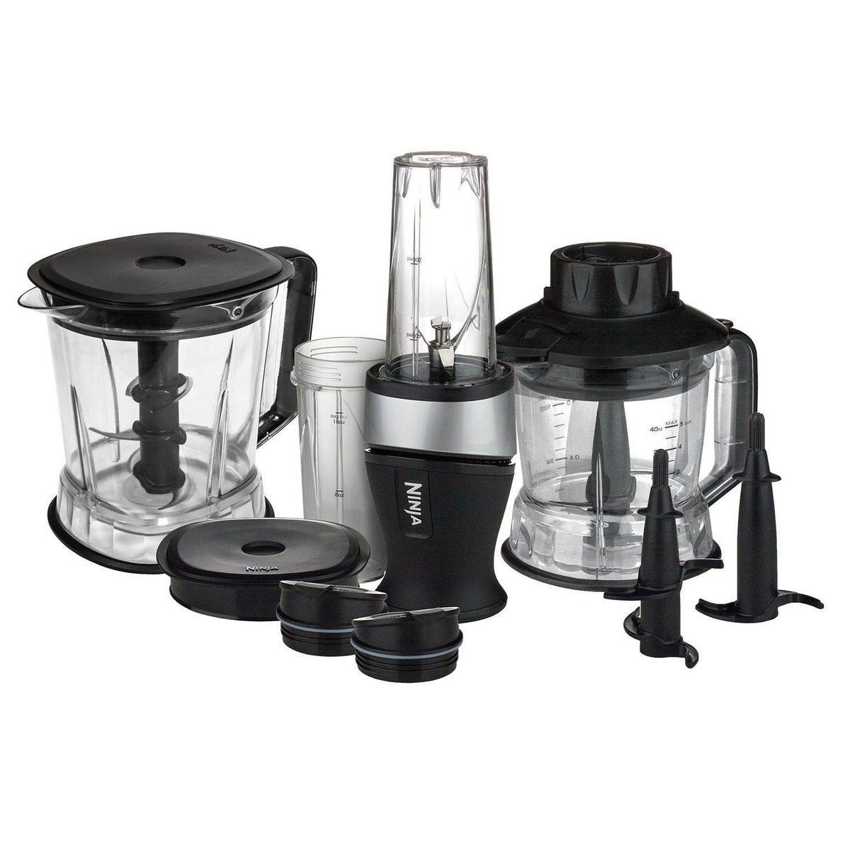 Ninja 2-in-1 700-Watt Blender/Processor | QB3005 (Certified Refurbished)(Used)