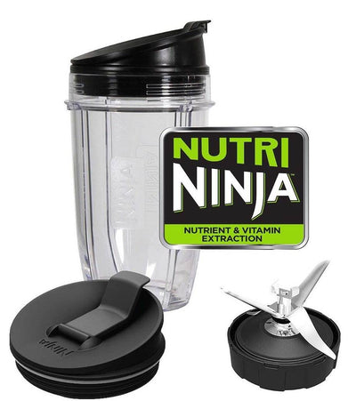 Ninja 2-in-1 700-Watt Blender/Processor | QB3005 (Certified Refurbished)(Used)