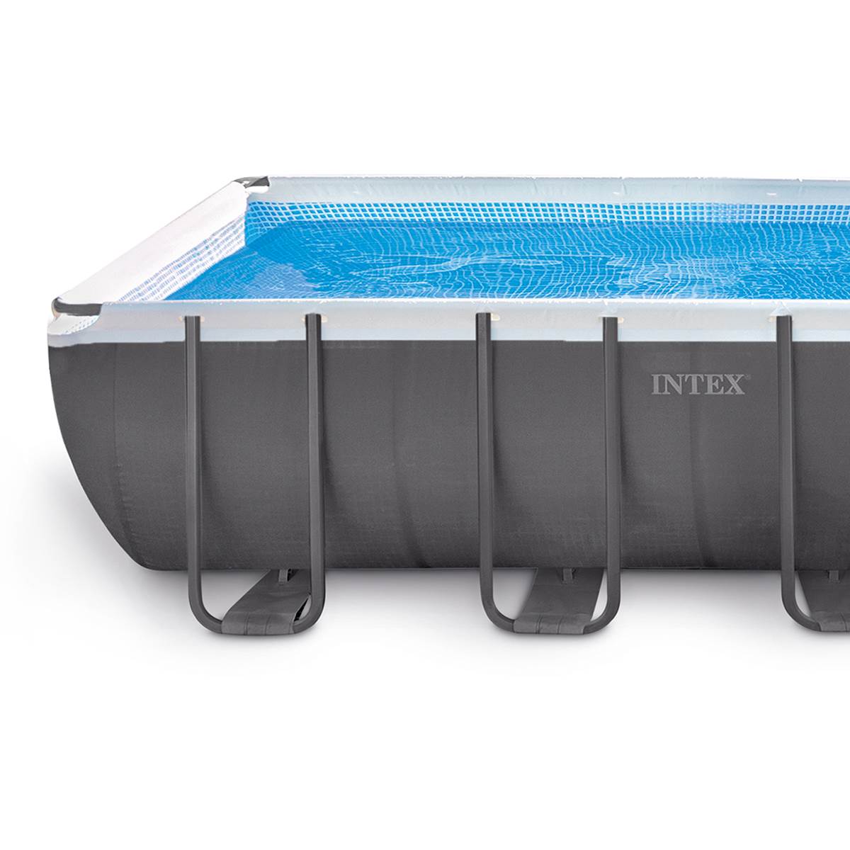 Intex 18' x 9' x 52" Rectangular Ultra Frame Above Ground Pool Set | (Open Box)