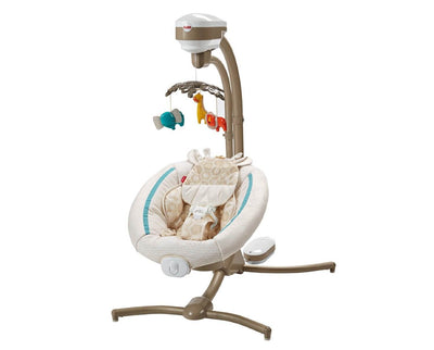 Fisher Price Soothing Savanna Cradle 'n Swing With Calming Vibrations (Open Box)