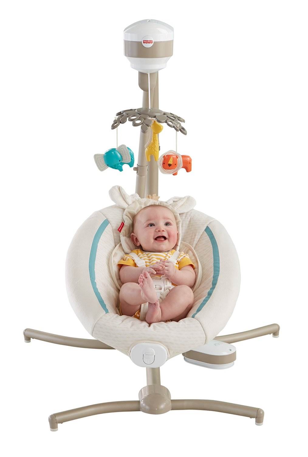 Fisher Price Soothing Savanna Cradle 'n Swing With Calming Vibrations (Open Box)