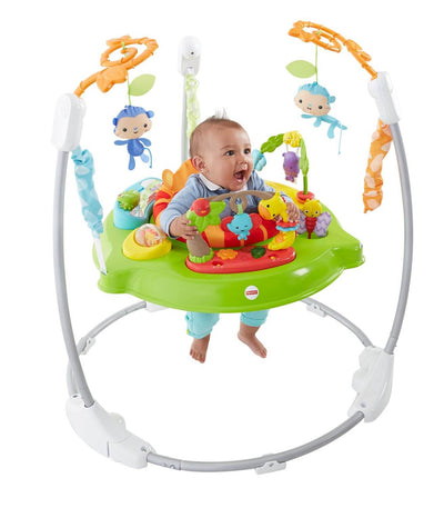 Fisher Price Roarin' Rainforest Colorful Spinning Jumperoo Entertainer | CBV63