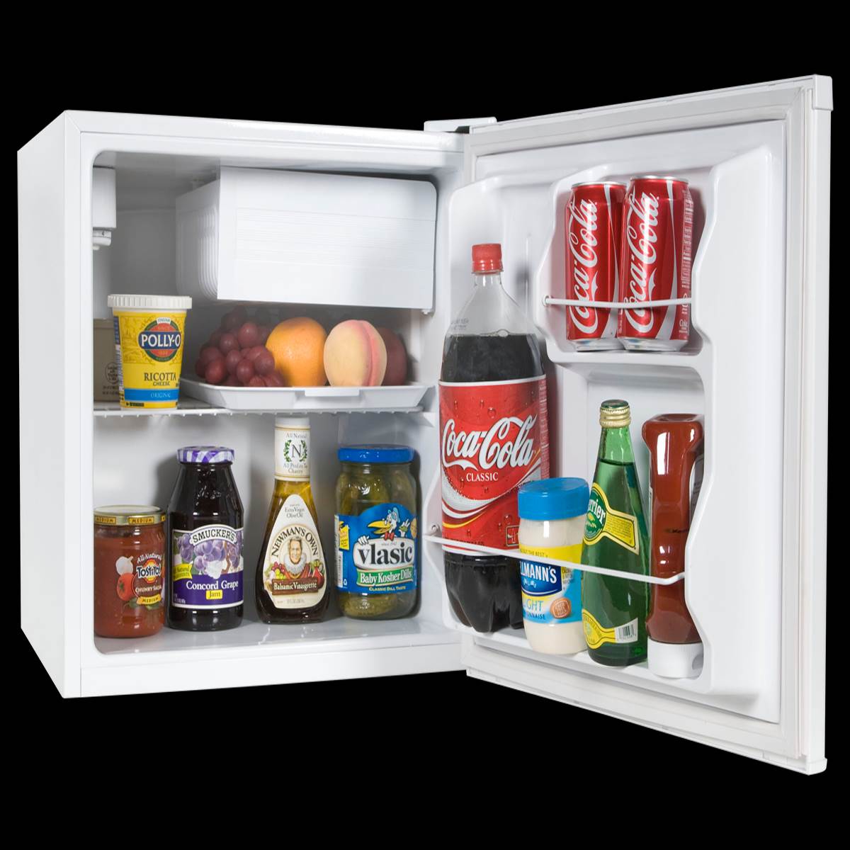 Haier 1.7-Cubic Foot Energy Star Compact Fridge With Freezer, White (Open Box)