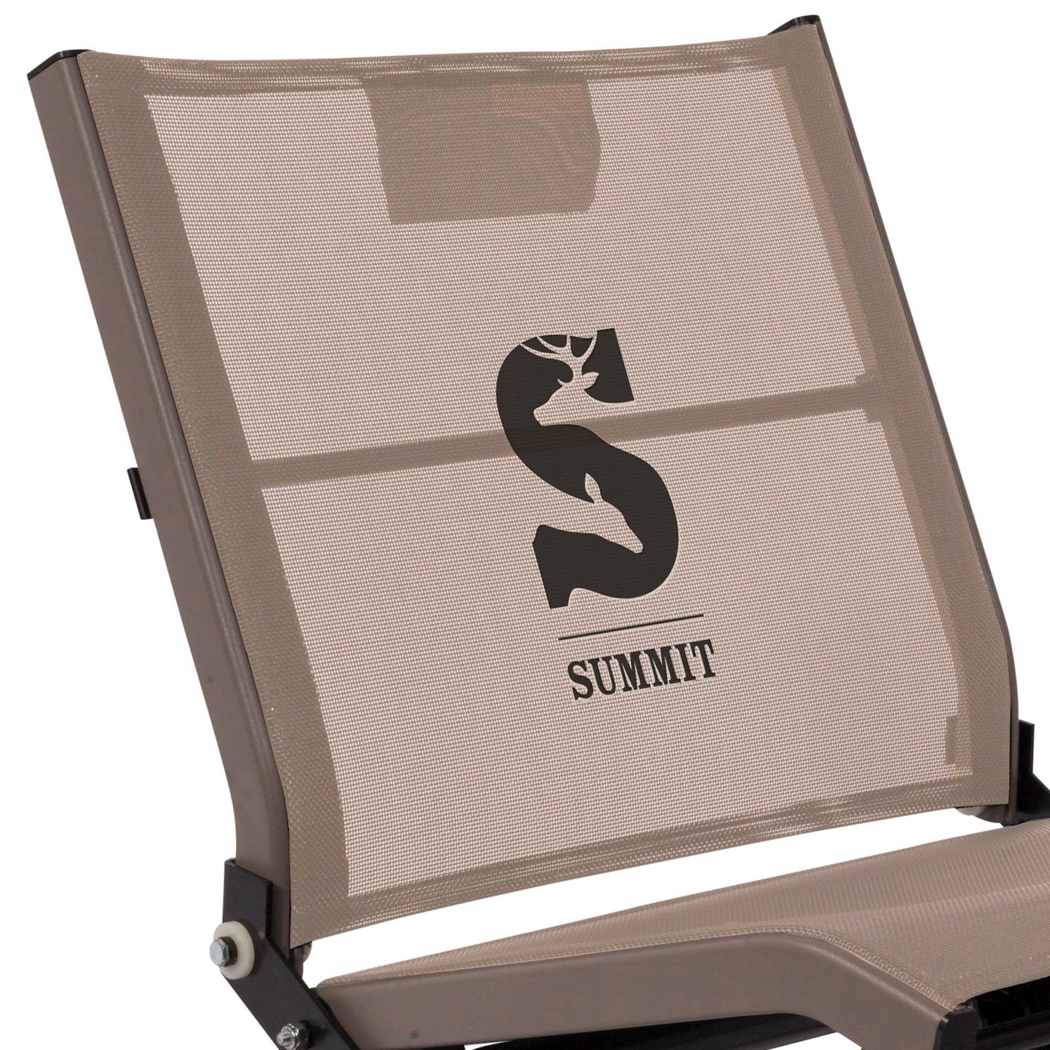 Summit Ultra-Quiet No-Shock Mesh Ground Seat For Hunting (Open Box)