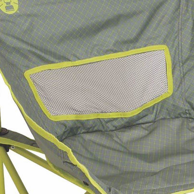 Coleman 26-Inch Cooling Mesh Portable Kickback Breeze Chair, Lime (Open Box)