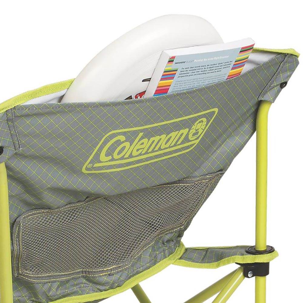 Coleman 26-Inch Cooling Mesh Portable Kickback Breeze Chair, Lime (Open Box)