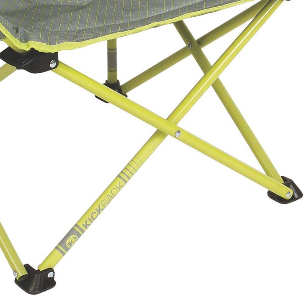 Coleman 26-Inch Cooling Mesh Portable Kickback Breeze Chair, Lime (Open Box)