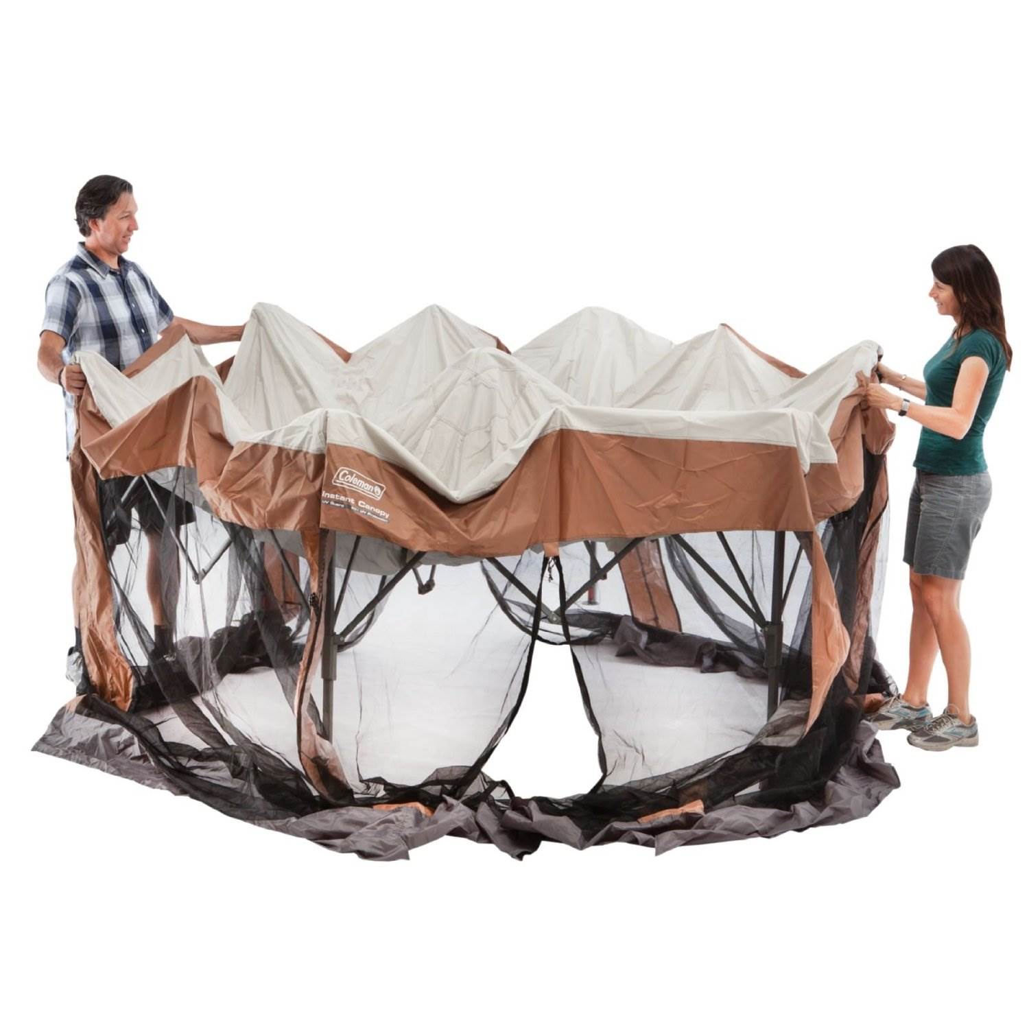 Coleman 2000028003 Back Home 12 x 10-Foot Instant Screen House Hexagon Canopy