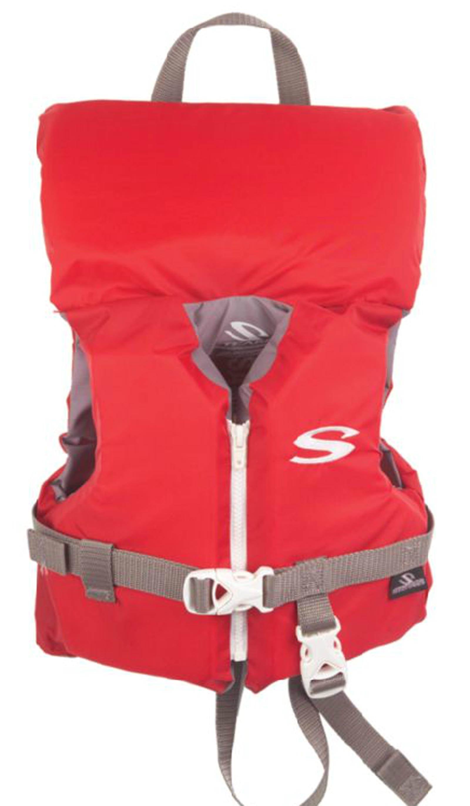 Coleman Stearns Classic Series Infant Life Jacket Vest, Red (Open Box)